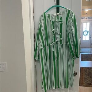 Asos striped bowtie dress